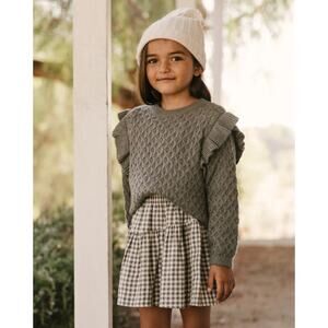 RYLEE + CRU La Reina Ruffle Knit Sweater